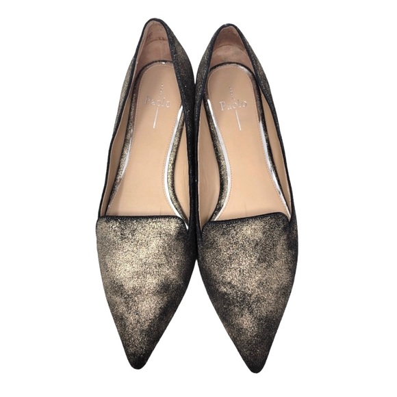 🔮 LINEA PAOLO Portia Metallic Gold Loafer | Sz 12 | NORDSTROM $160 | SOLD OUT - Picture 2 of 12